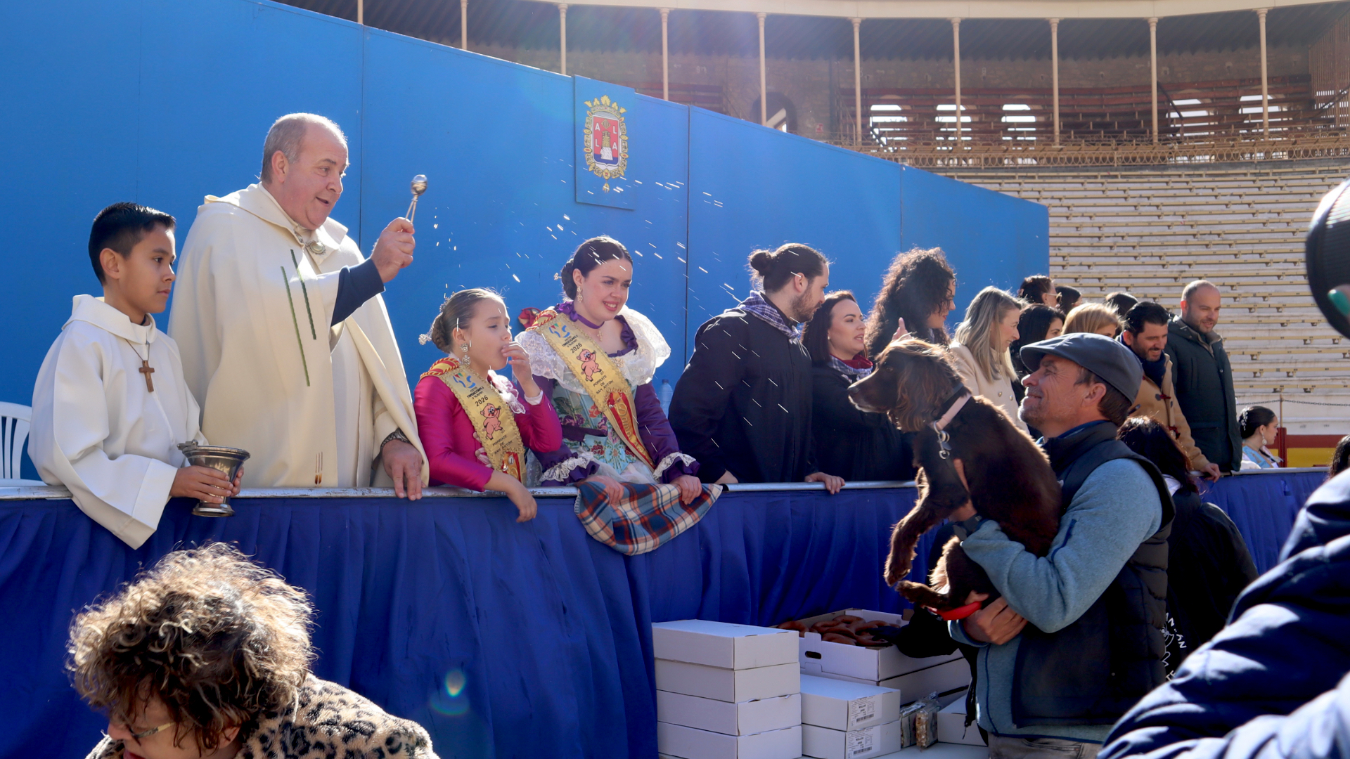 Fiestas Porrate de San Antón bendicion