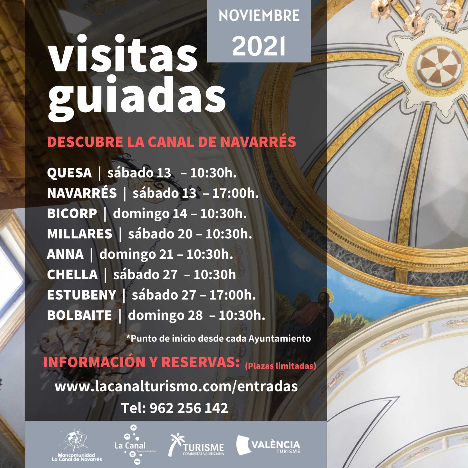 Visitas guiadas en La Canal de Navarrés