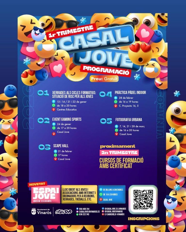 Programación actividades Casal Jove Vinaròs