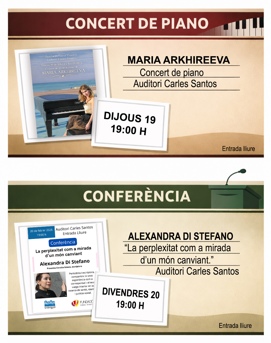 ACTIVIDADES FUNDACIÓ CAIXA VINARÒS