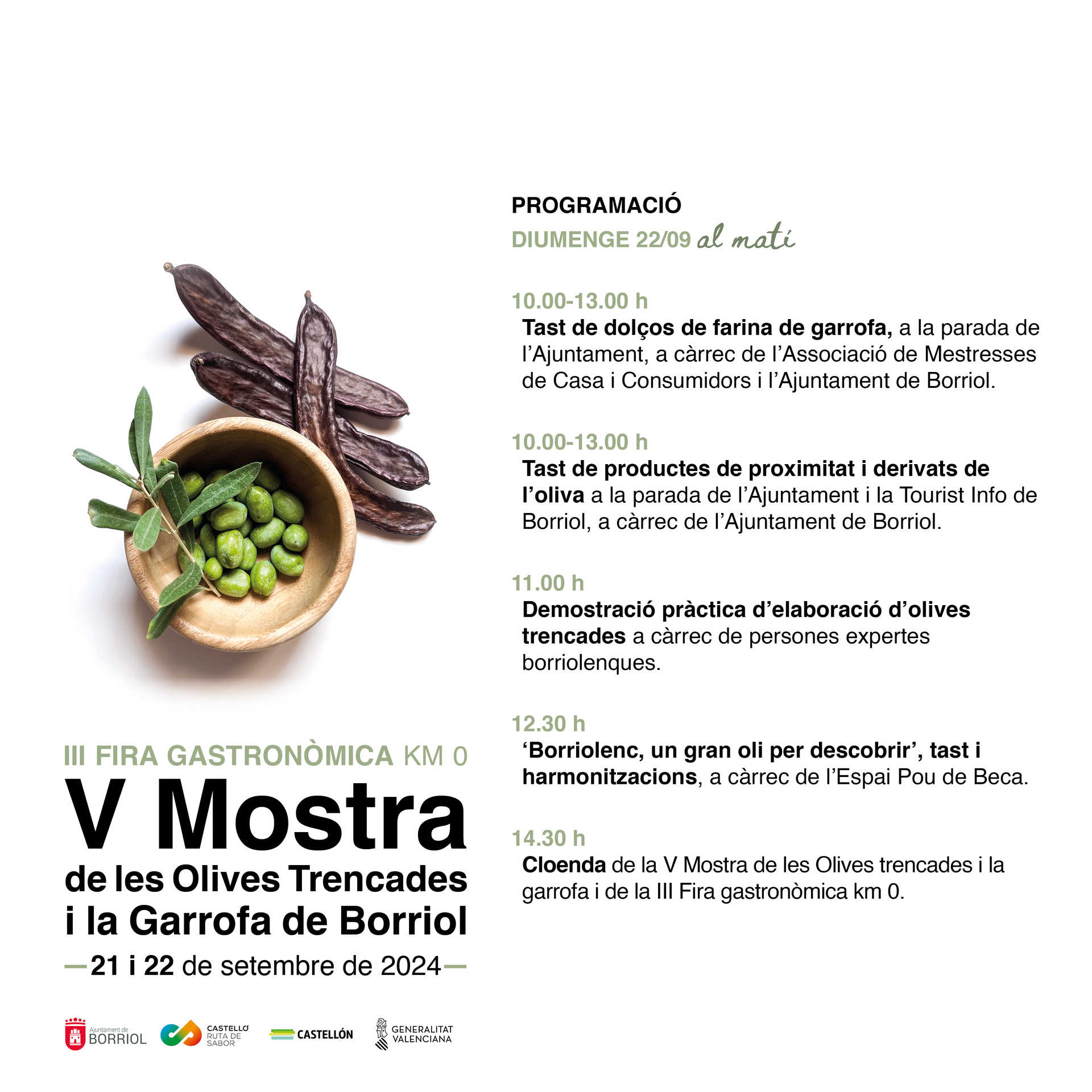 Feria Gastronómica de km0 de Borriol