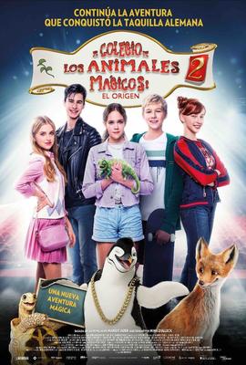 Cinema in the street. “The School of Magical Animals 2: The Origin”. Benissa