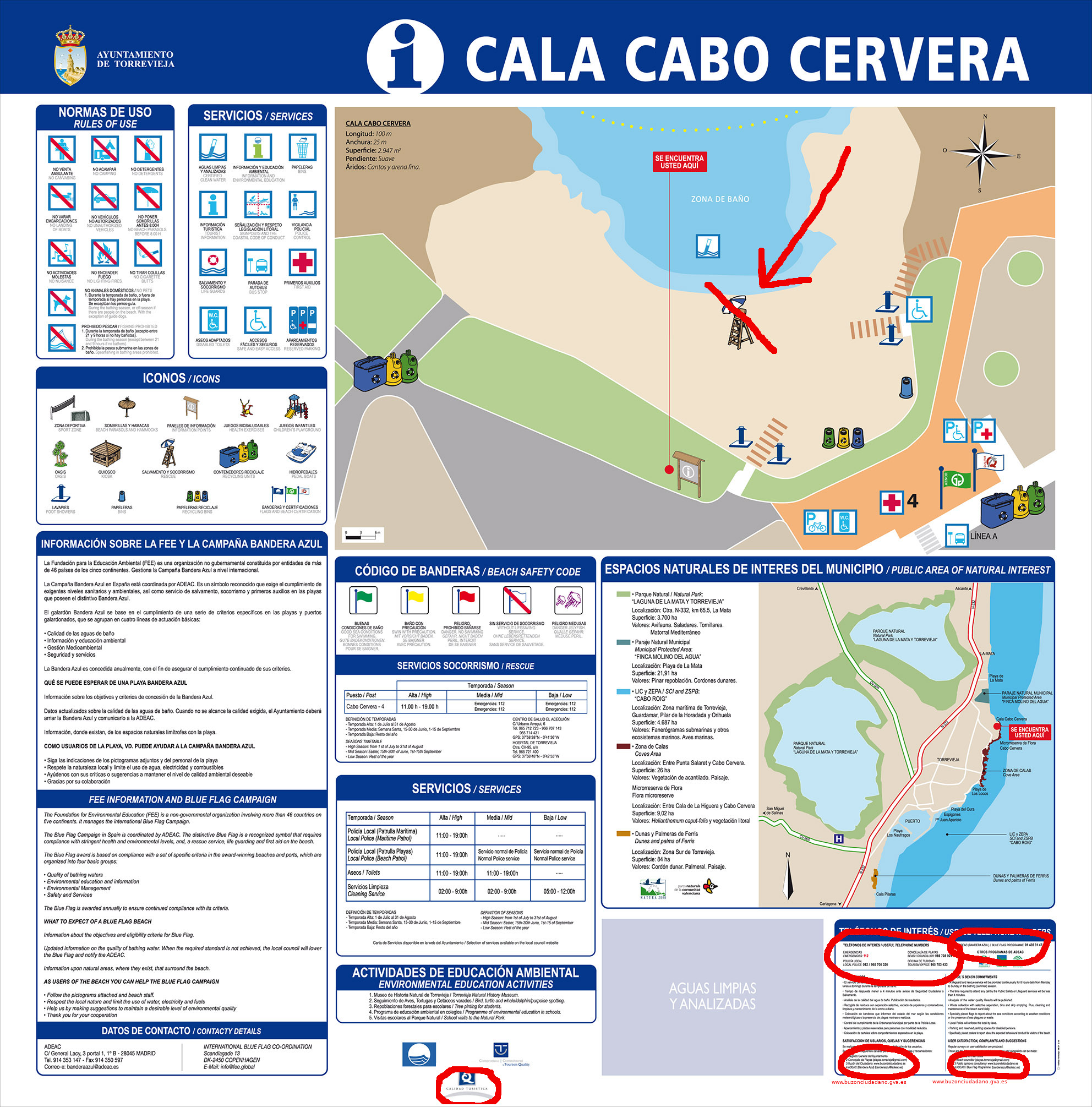 Bucht Cabo Cervera