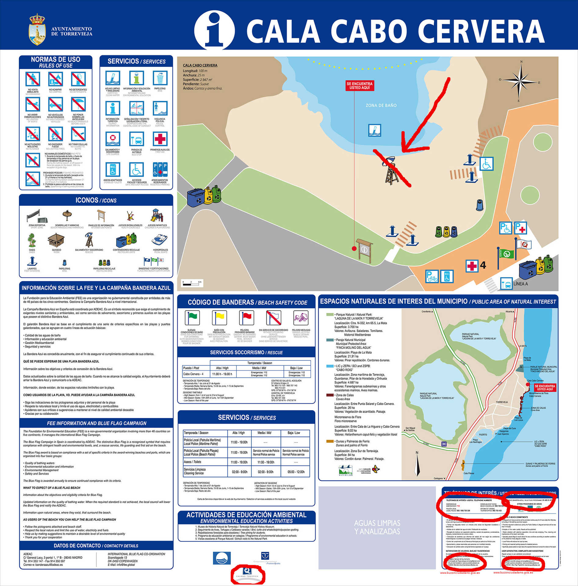 Bucht Cabo Cervera