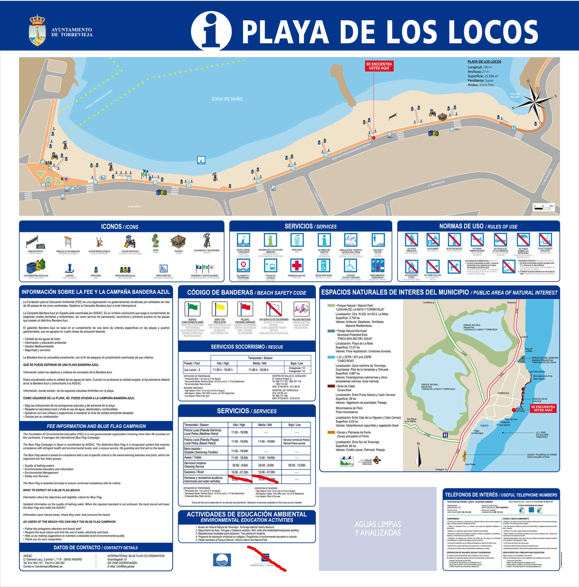 La plage Los Locos