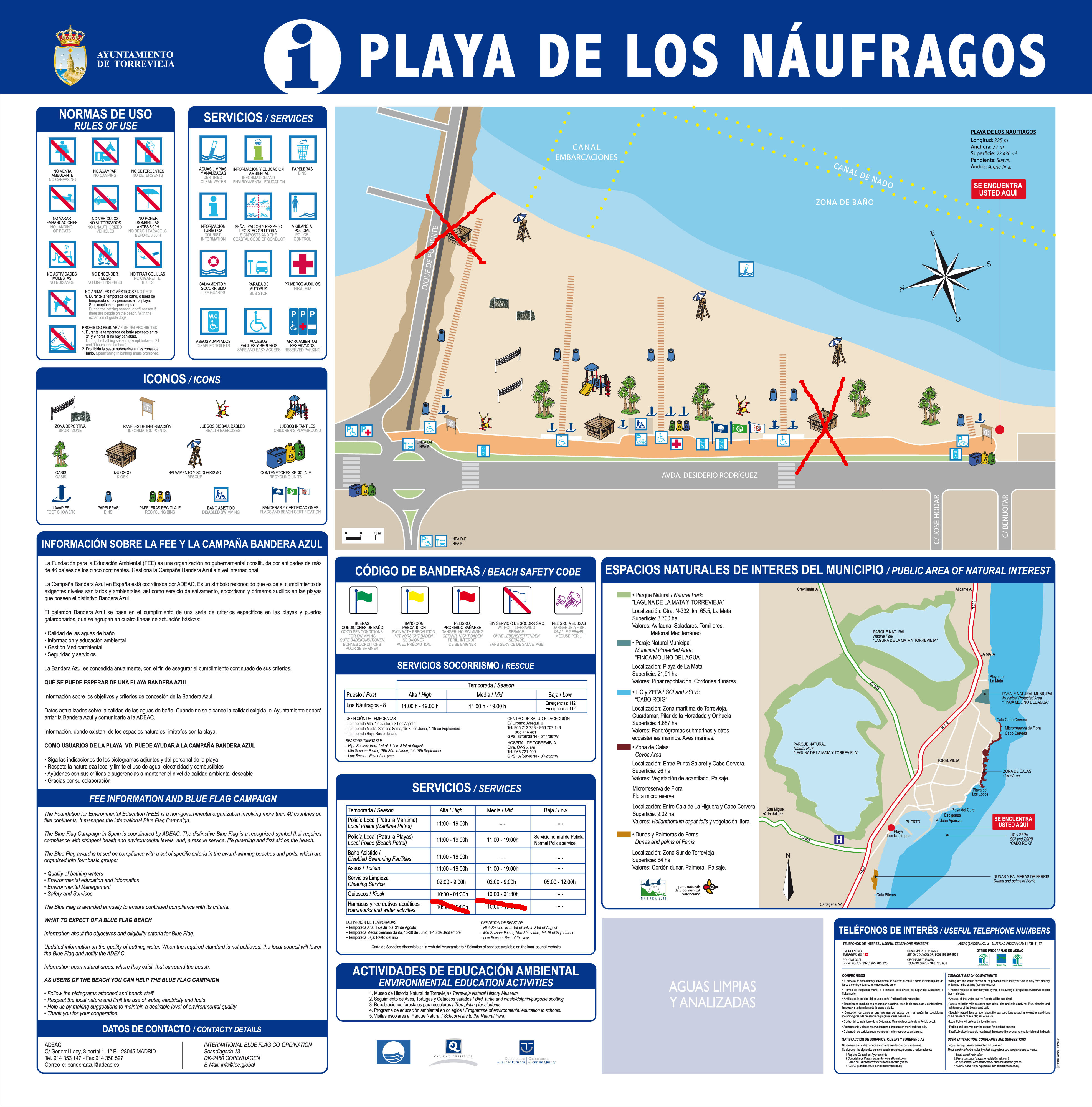 Los Náufragos beach