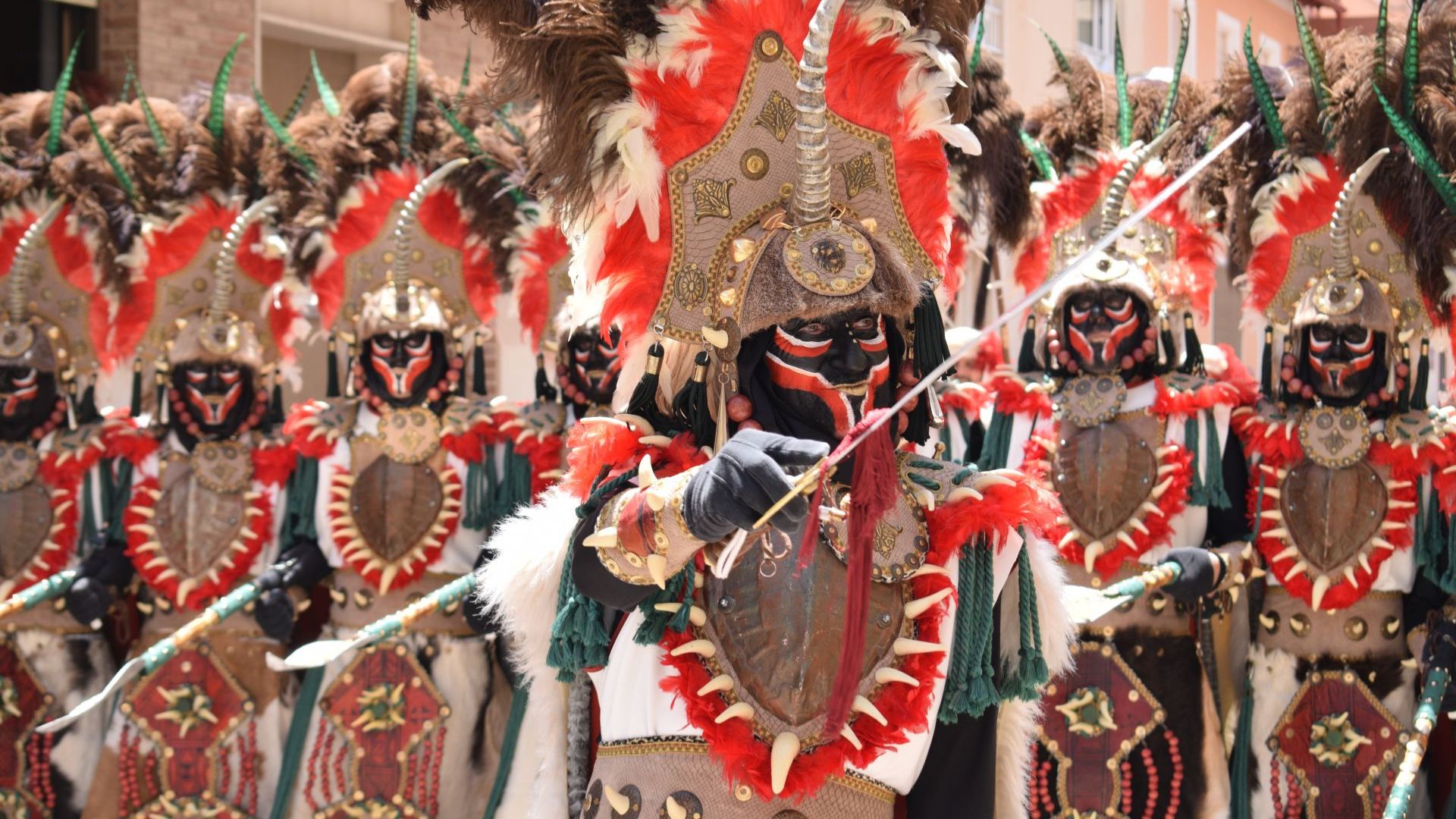 Trobada de Moros i Cristians de La Costera a Vallada