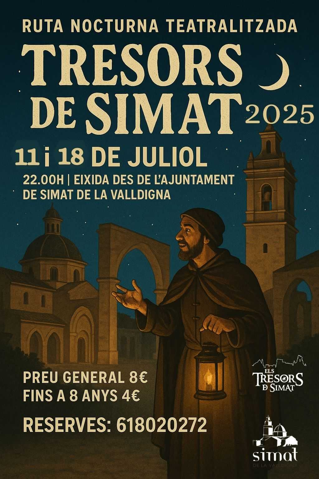 Visites nocturnes teatralitzades a Simat de la Valldigna