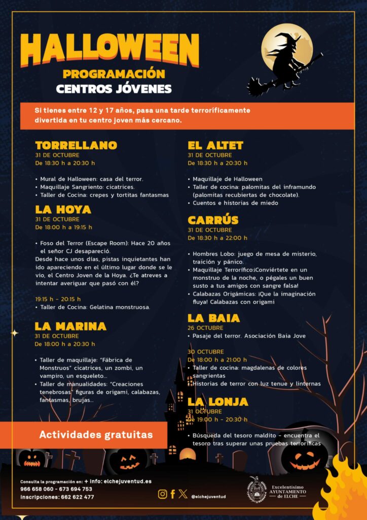 CANCELADA la Fiesta de Halloween en Elche 2024