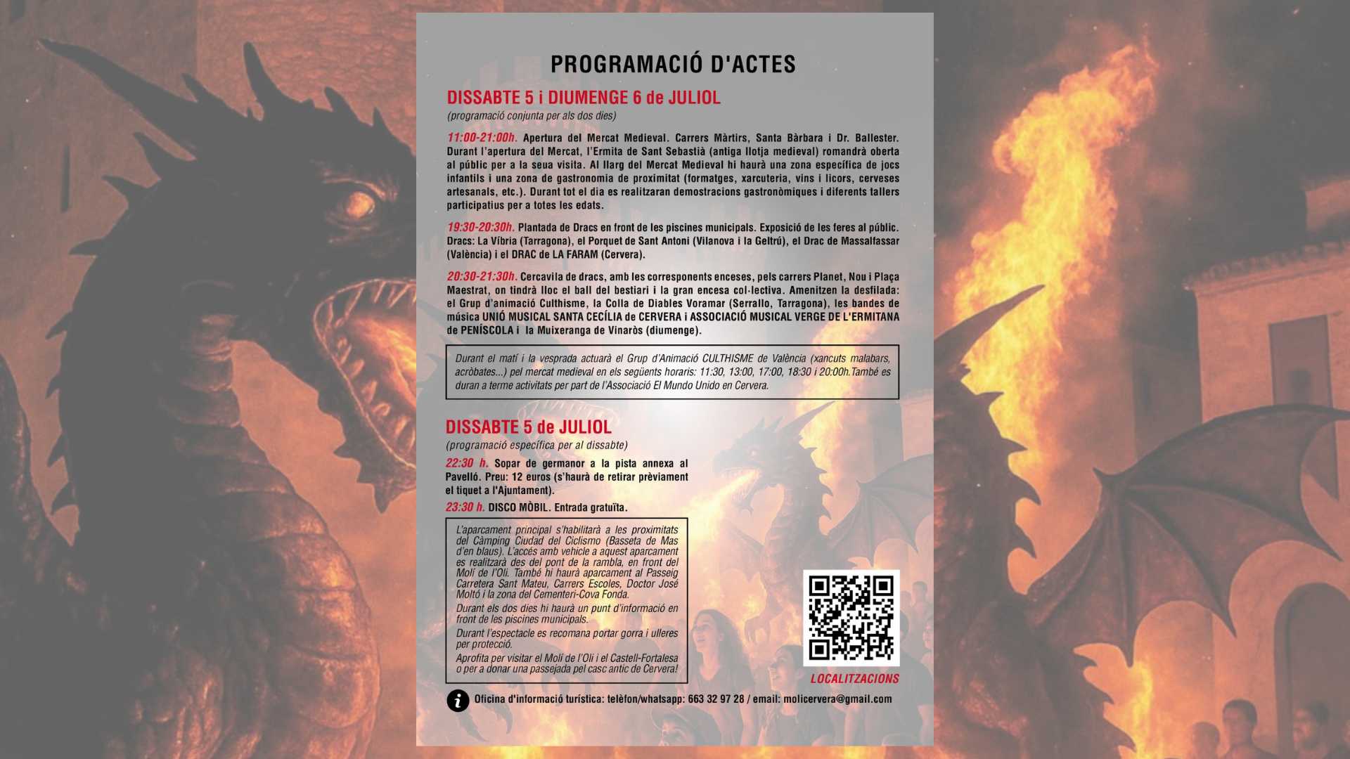 Trobada de dracs i bèsties de foc