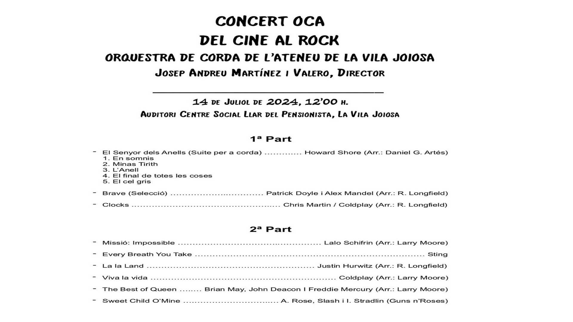 Del Cine al Rock